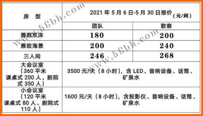 5月北海银滩明珠大酒店价格